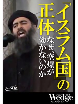 cover image of 「イスラム国」の正体　なぜ、空爆が効かないのか （Wedgeセレクション No.37）